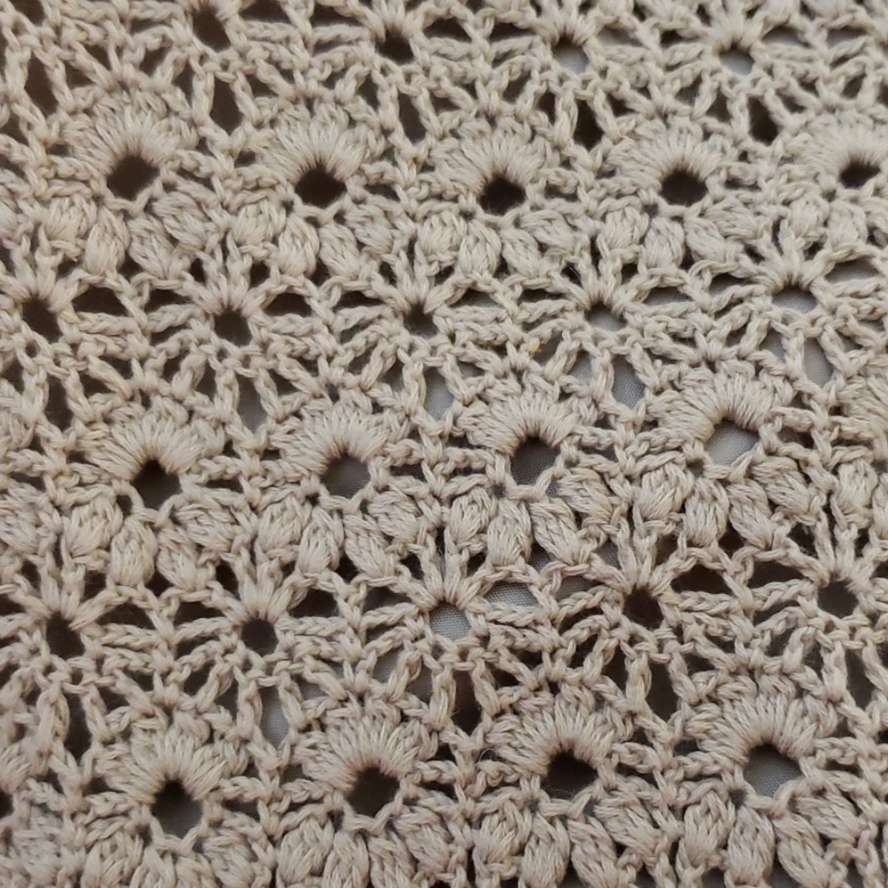 Harold's Tan Crochet Midi Skirt Size Medium - Picture 8 of 8